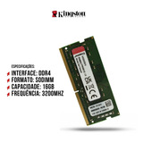 Memória Ram Valueram Color Verde 16gb 1 Kingston Kvr32s22s8/16