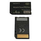 Memória Stick Sony De 4 Gb Pro Duo Mark2 Fullhd Psp Original