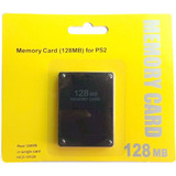 Memory Card Ps2 128 Mb Compatível Com Playstation 2 Fat