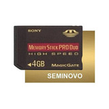 Memory Stick Pro Duo 4gb / Câmera Sony