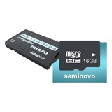 Memory Stick Pro Duo Adaptador + Cartão 16gb / Câmera Sony