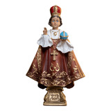Menino Jesus De Praga 20cm Resina 