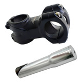 Mesa 60mm Suporte Guidao Bike Mtb 31.8mm + Adaptador 21.1mm