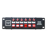 Mesa Chaveadora 6 Canais Padrão Rack Botão Luminoso Parthson