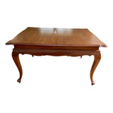 Mesa De Jantar Antiga Provençal Em Madeira Maciça