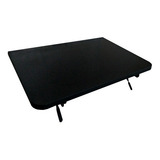 Mesa De Parede Dobrável 60x41 Mdf Preto C/cantos Arredondado