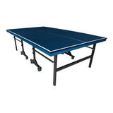 Mesa De Ping Pong Procopio Sport 016018 Fabricada Em Mdf Cor Azul