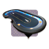 Mesa De Poker Profissional 2,50 X 1,10 Borda Alta Led +pista