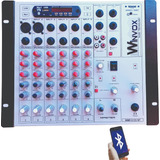Mesa De Som 6 Canais Wmr Winvox 110/220/12v Usb Efect