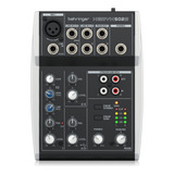 Mesa De Som Behringer Xenyx 502s Mixer Usb Interface Stream