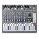 Mesa De Som Com 12 Canais Arcano Amix-12 Antiga Am-eq12 Sj