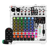Mesa De Som Taramps T 0602 Fx Multicolor Mixer Com Player