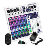 Mesa De Som Taramps T0804 Fx Multicolor Com Usb E Bluetooth 12v