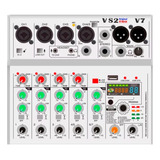 Mesa De Som Vs2g7 Com Interface De Áudio Mixer Profissional 110/220