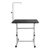 Mesa De Tosa Com Regulagem Preta Com Girafa Pet Shop