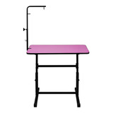 Mesa De Tosa Com Regulagem Rosa Com Girafa Pet Shop