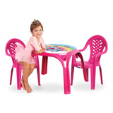 Mesa Educativa Infantil 2 Cadeiras Criança Menino Menina