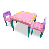 Mesa Educativa Infantil C/2 Cadeiras Desmontáveis - Tritec