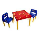Mesa Educativa Infantil Cor Vermelha Tritec 