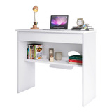 Mesa Escrivaninha Computador 1 Gaveta - Varia Cores Cor Branco