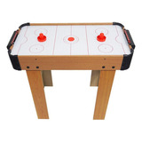 Mesa Mini Aero Hockey Game Infantil Ventilada Mdf Família