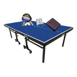 Mesa Ping Pong Mdf 1008 Klopf + Kit 5055 + Rede 5096 + Capa