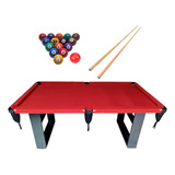 Mesa Sinuca 1,80 Premium Slim Rede Preta Completa Com Bolas