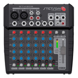 Mesa Stetsom Stm 1206 Estéreo 6 Canais 2 Vias Hack Móvel
