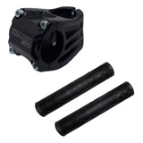 Mesa Suporte Guidão Mtb 31.8mm Gtu Premium+manopla Gios 165