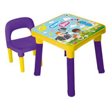 Mesinha Com Cadeira Infantil: Mundo Bita