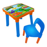 Mesinha Infantil Criança Didática Mesa Cadeira Pintura
