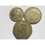 México- 50 Centavos 1979 E 1 E 10 Pesos 1983 E 1980 F. Gra