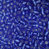 Miçanga 6/0 - 4.0x3.0mm - Azul Royal Transparente - 50g