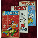 Mickey N°s 190-196-200 -ed.abril (1968-69)-com Figurinhas