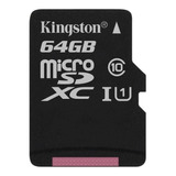  Micro Cartão Sd 64gb Kingston Classe 10 80mbs 