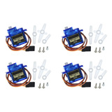 Micro Servo Motor 180 Graus 9g Sg90 Kit 4 Unidades Arduino