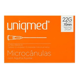 Microcânulas C/ Agulha Auxiliar 22g X 70mm(21gx1 ) C/ 12 Und