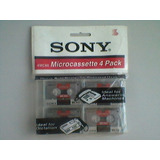 Microcassette Pack Mc Sony Frete Grátis Leia Lacrados 