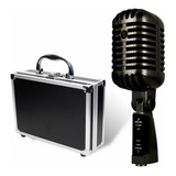 Microfone Arcano Vintage Vt45bk1 Com Maleta + 1 Cabo Xlr-p10