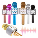 Microfone Bluetooth Karaoke Infantil Muda Voz Sem Fio C /som