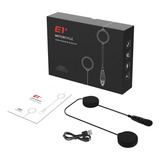 Microfone Capacete Ejeas E1+ Fone De Ouvido Bluetooth Moto