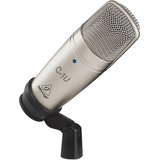 Microfone Condensador C/ Fio Estudio C-1u Usb Behringer