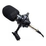 Microfone Condensador Kit Profissional Pedestal Pop Filter