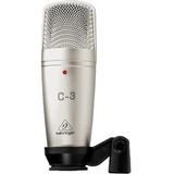 Microfone Condensador Profissional P/ Estúdio C3 - Behringer