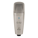 Microfone Condensador Profissional Usb C-1u - Behringer
