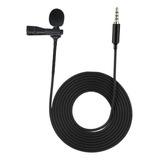Microfone De Lapela Com Entrada Omnidirecional Portátil De