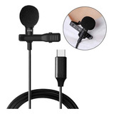 Microfone De Lapela Profissional Usb Tipo C