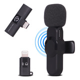 Microfone De Lapela Sem Fio Wireless Profissional 20 Mts 