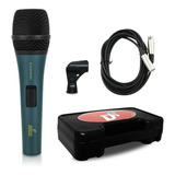Microfone Dinâmico Arcano Platinum-b88 Com Fio Xlr-xlr