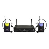 Microfone Headset Dinâmico Jwl U-585hh Duplo Unidirecional